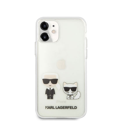 Apple iPhone 11 Kılıf Karl Lagerfeld Sert TPU K&C Dizayn Kapak Pembe