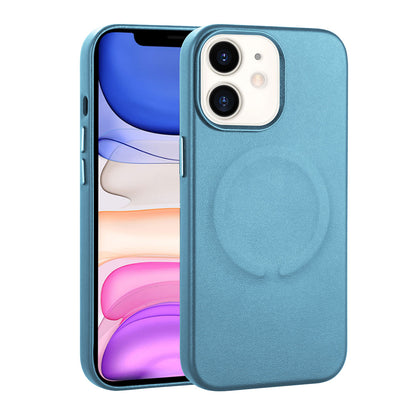 Apple iPhone 11 Kılıf PU Deri M-safe Wireless Şarj Özellikli Zore Derix Kapak