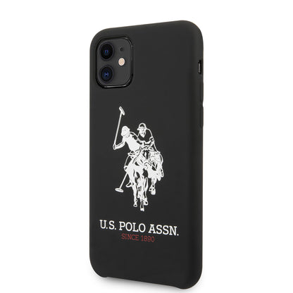 Apple iPhone 11 Kılıf U.S. POLO ASSN. Silikon Büyük Logo Dizayn Kapak Yeşil