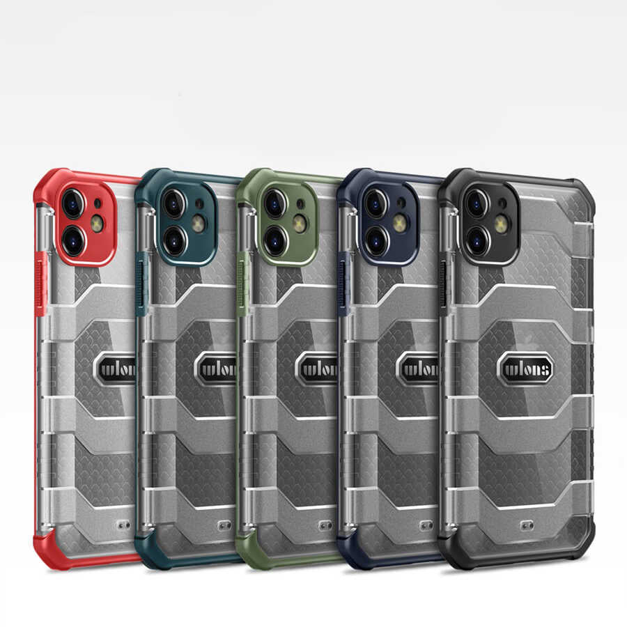 Apple iPhone 11 Kılıf Wlons Mit Kapak Koyu Yeşil