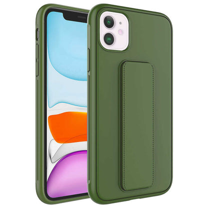 Apple iPhone 11 Kılıf Zore Qstand Kapak