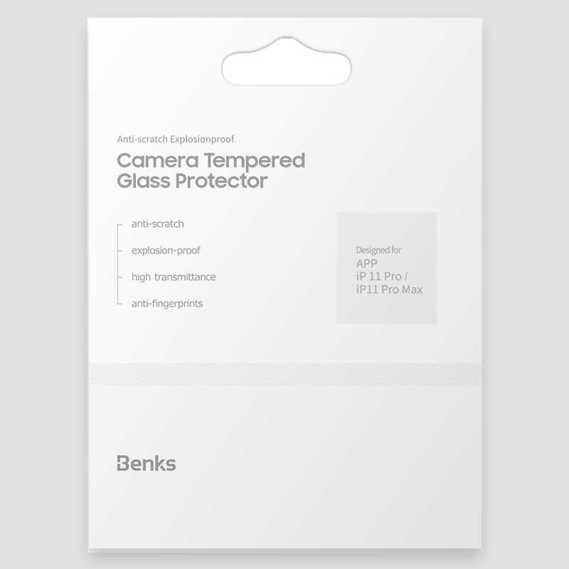 Apple iPhone 11 Pro Benks Full Kamera Lens Koruyucu Film Renksiz