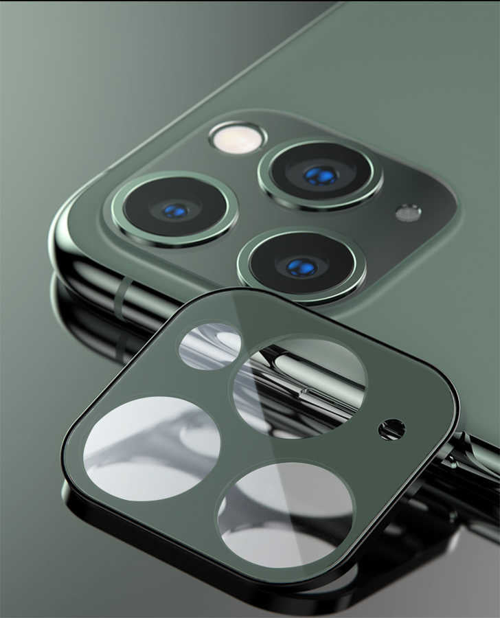 Apple iPhone 11 Pro Benks Kamera Lens Koruyucu Yeşil