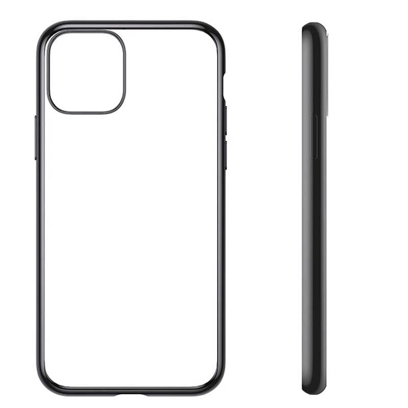 Apple iPhone 11 Pro Benks Magic Glitz Ultra-Thin Transparent Protective Soft Kapak Gümüş