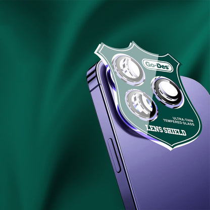 Apple iPhone 11 Pro Go Des CL-10 Kamera Lens Koruyucu Gümüş