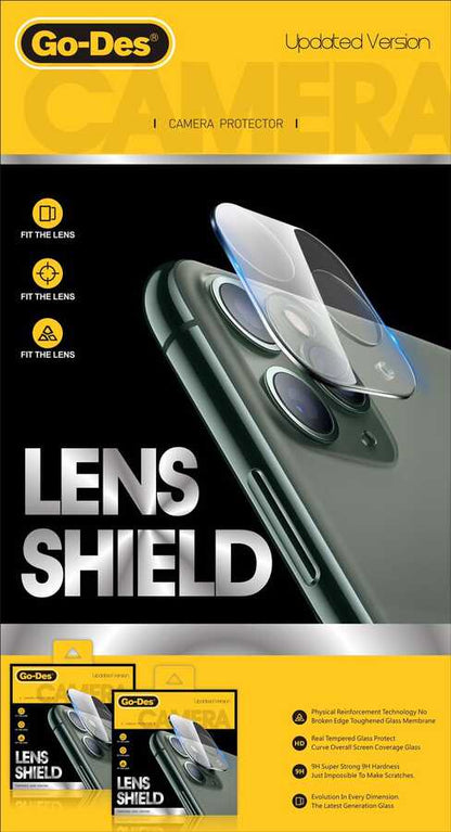 Apple iPhone 11 Pro Go Des Lens Shield Kamera Lens Koruyucu Renksiz