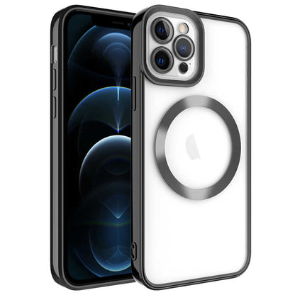 Apple iPhone 11 Pro Kılıf M-safe Wireless Şarj Özellikli Zore Setro Silikon