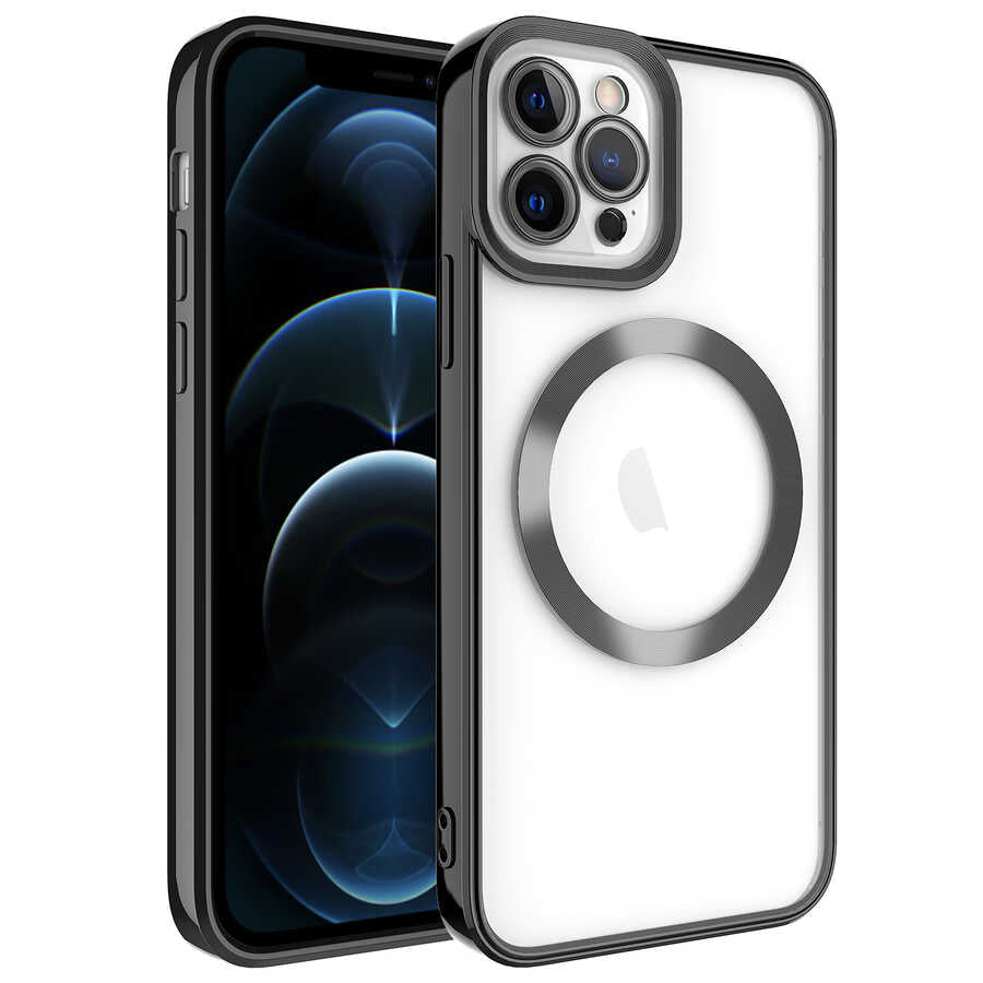 Apple iPhone 11 Pro Kılıf M-safe Wireless Şarj Özellikli Zore Setro Silikon