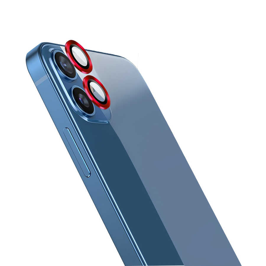 Apple iPhone 11 Wiwu Lens Guard Kırmızı