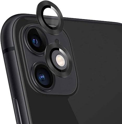Apple iPhone 11 Zore CL-12 Premium Safir Parmak İzi Bırakmayan Anti-Reflective Kamera Lens Koruyucu Siyah