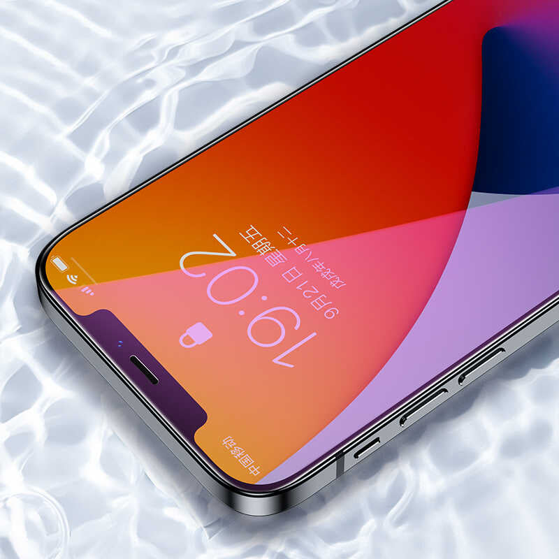 Apple iPhone 12 Benks KR Pro Anti-Bluelight Ekran Koruyucu Siyah