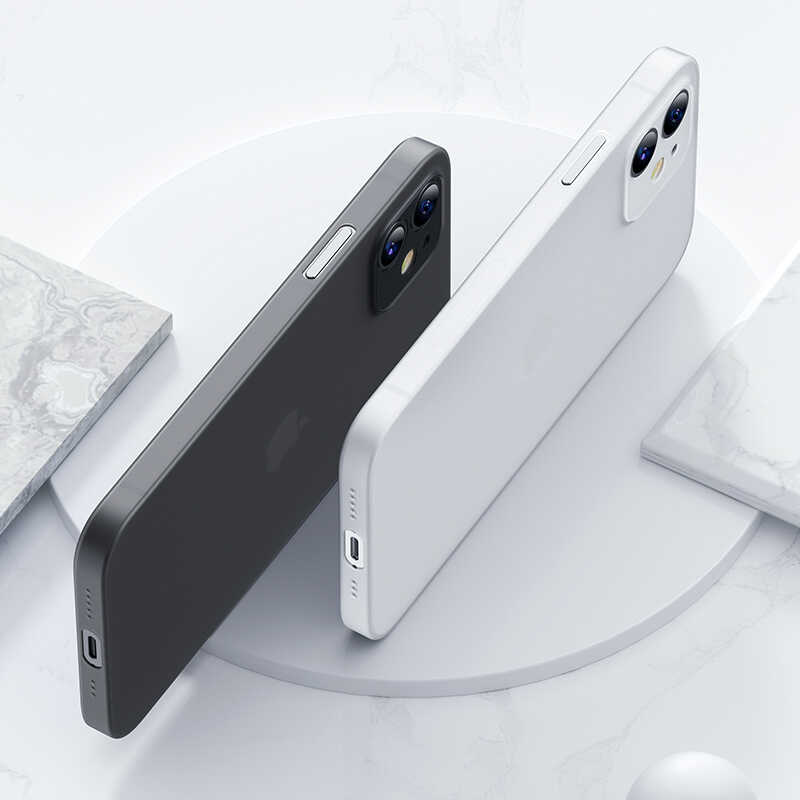 Apple iPhone 12 Kılıf Benks Lollipop Protective Kapak Saks Mavi