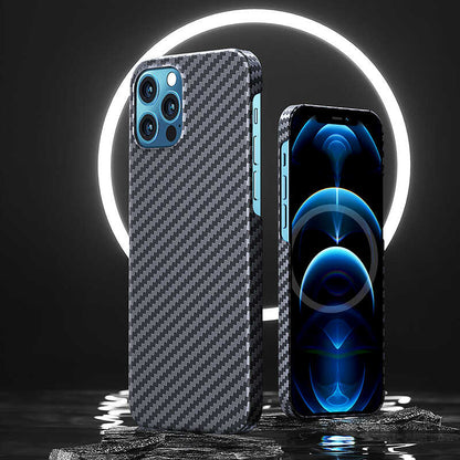 Apple iPhone 12 Kılıf Benks MFİ M-safe Magnetic Aramid Kapak Siyah