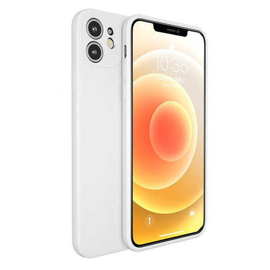 Apple iPhone 12 Kılıf Benks Painting TPU Kapak Beyaz