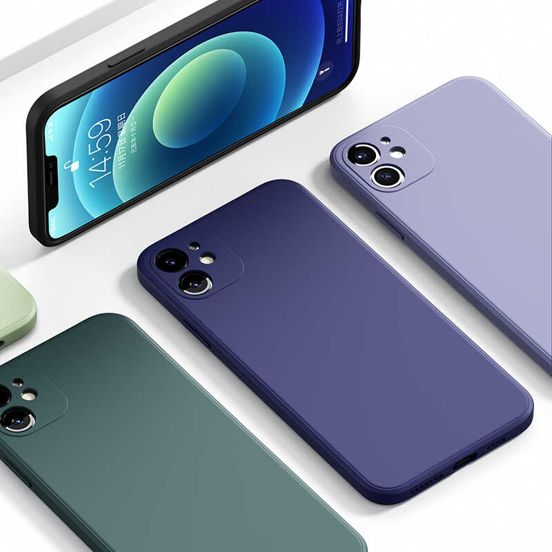 Apple iPhone 12 Kılıf Benks Painting TPU Kapak Beyaz