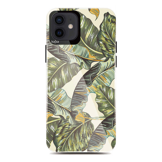 Apple iPhone 12 Kılıf Kajsa Botanic Kapak NO1