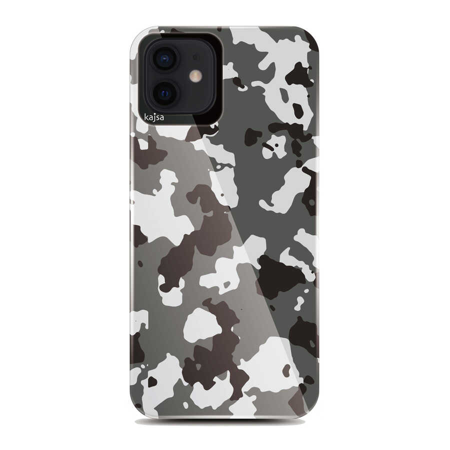 Apple iPhone 12 Kılıf Kajsa Camo Kapak NO2