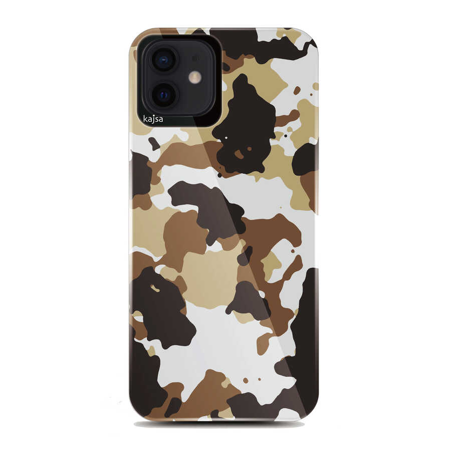 Apple iPhone 12 Kılıf Kajsa Camo Kapak NO4