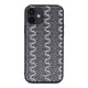 Apple iPhone 12 Kılıf Kajsa Glamorous Serisi Waterfall Pattern Kapak Gri