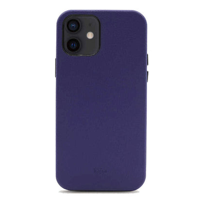 Apple iPhone 12 Kılıf Kajsa Litchi Kapak Mavi