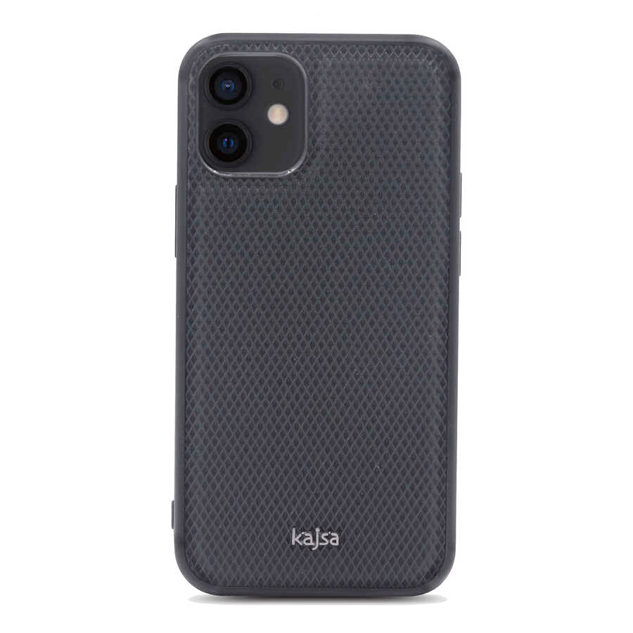 Apple iPhone 12 Kılıf Kajsa Preppie Serisi Dark Kapak NO1