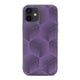 Apple iPhone 12 Kılıf Kajsa Splendid Serisi 3D Cube Kapak Mor