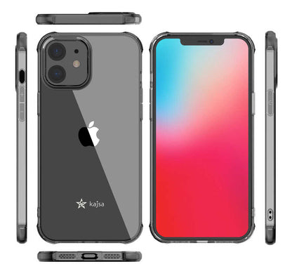 Apple iPhone 12 Kılıf Kajsa Transparent Kapak Renksiz