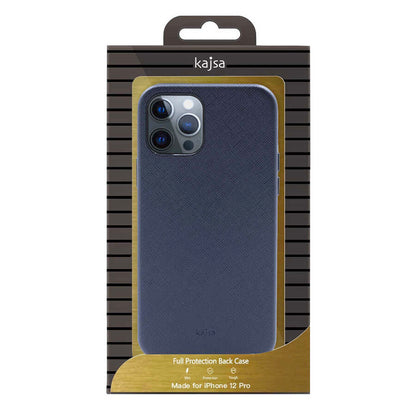 Apple iPhone 12 Kılıf Kajsa Woven Kapak Gri