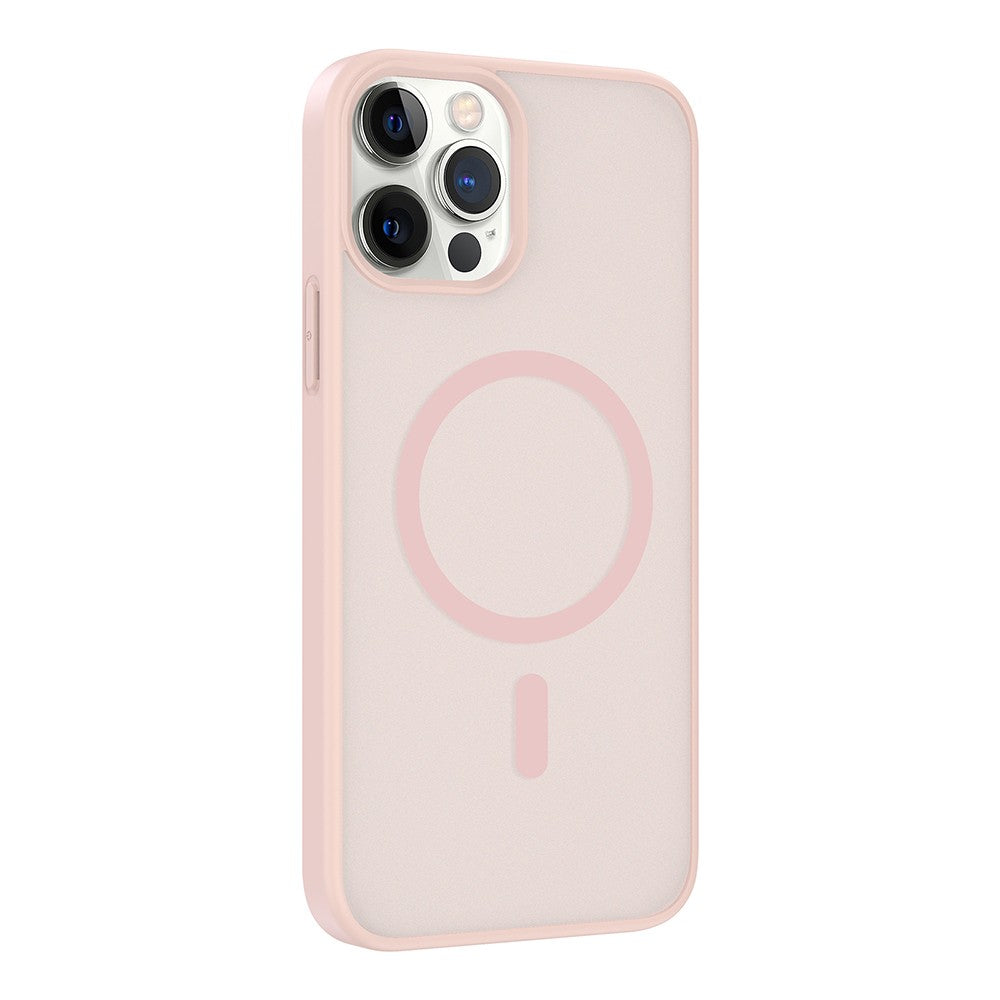 Apple iPhone 12 Kılıf M-safe Şarj Özellikli Zore Babet Kapak