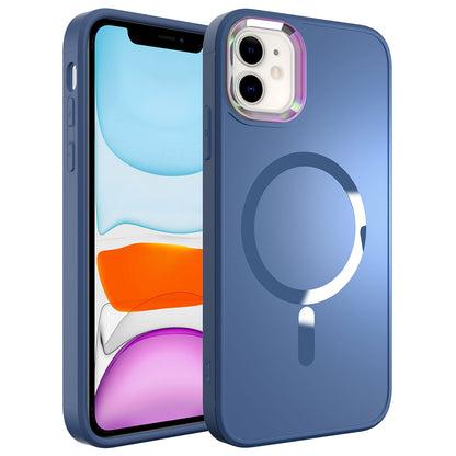 Apple iPhone 12 Kılıf M-safe Wireless Şarj Özellikli Zore Stil Kapak
