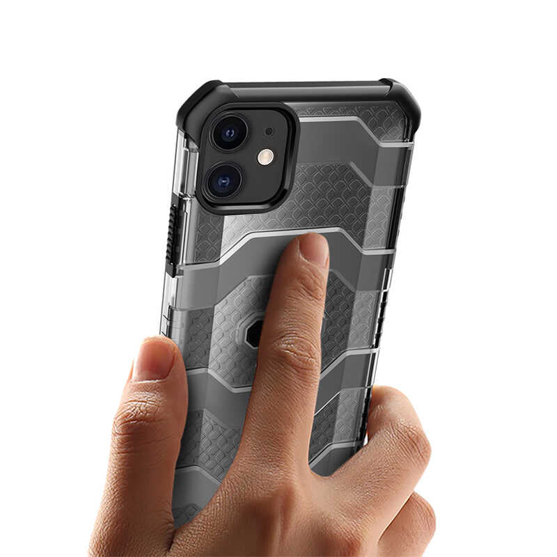 Apple iPhone 12 Kılıf Wiwu Voyager Kapak Koyu Yeşil