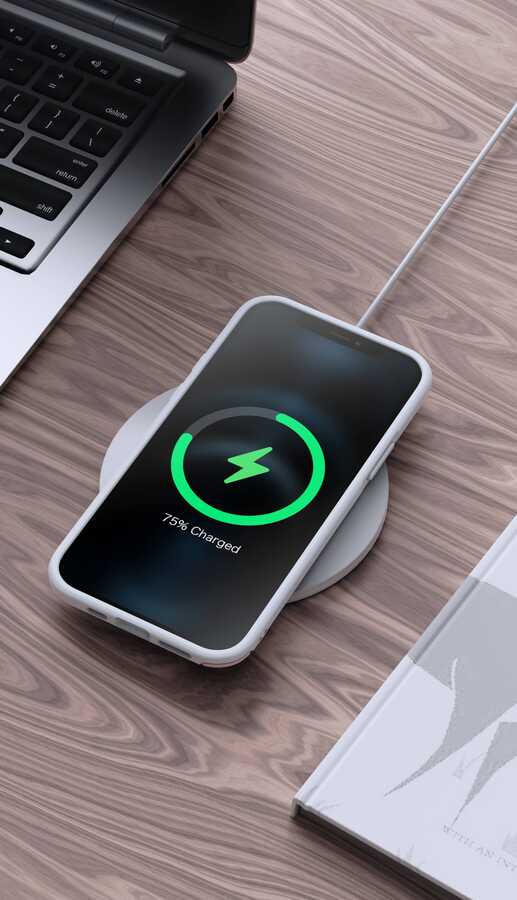 Apple iPhone 12 Kılıf Wlons Hill Kapak Koyu Yeşil