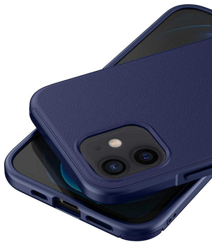 Apple iPhone 12 Kılıf Wlons Hill Kapak Siyah