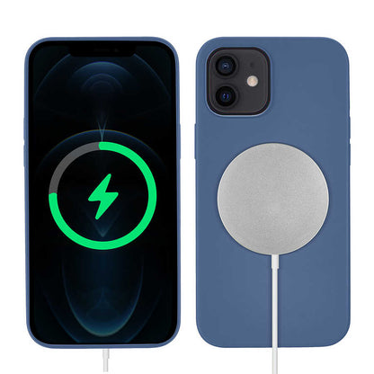 Apple iPhone 12 Kılıf Zore Silksafe Wireless Kapak