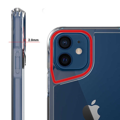 Apple iPhone 12 Kılıf Zore T-Max Kapak Renksiz