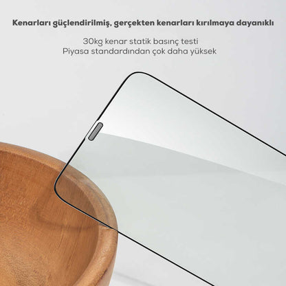 Apple iPhone 12 Mini Benks 0.3mm V Pro Dust Proof Green Light Ekran Koruyucu Renksiz