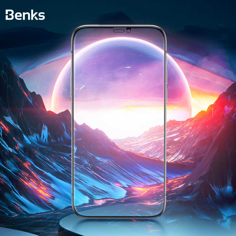 Apple iPhone 12 Mini Benks 0.3mm V Pro Privacy Ekran Koruyucu Siyah