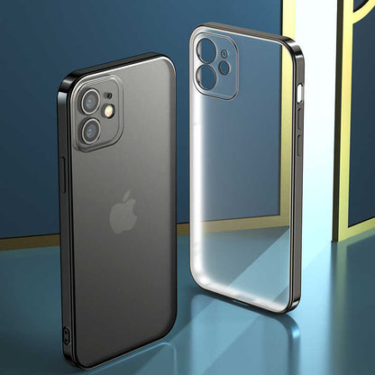 Apple iPhone 12 Mini Benks Matte Electroplated TPU Kapak Renksiz