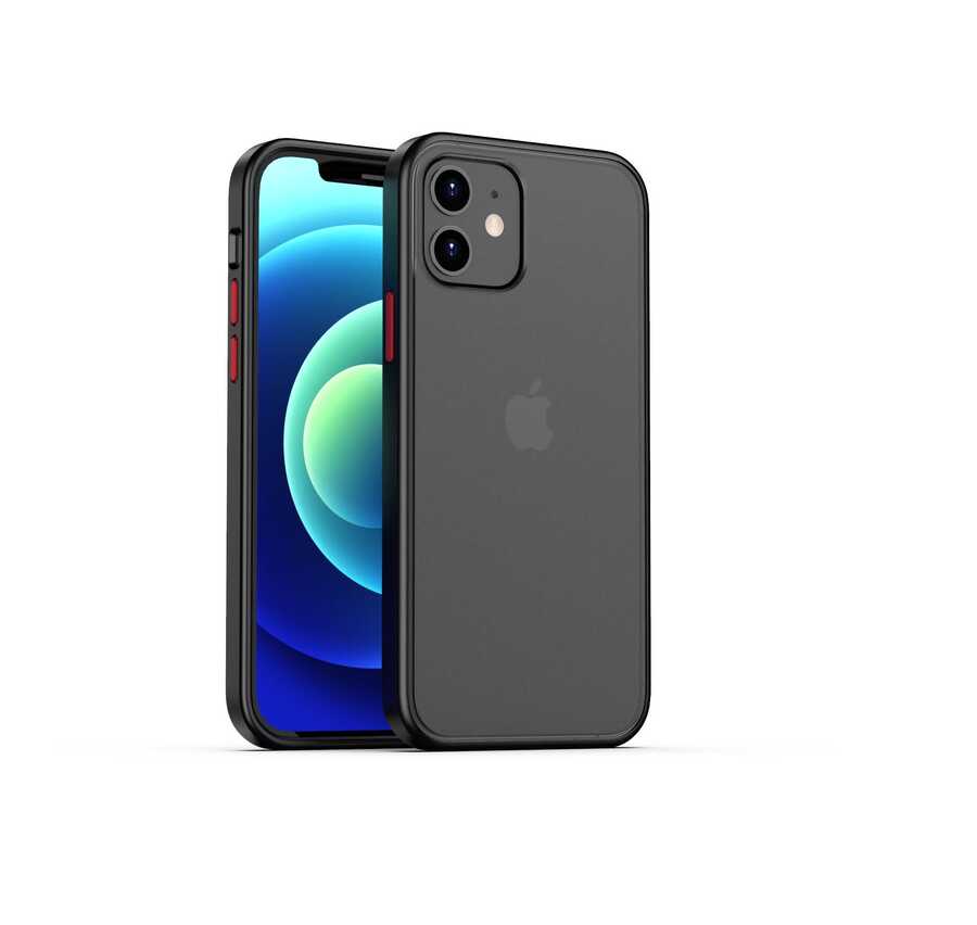Apple iPhone 12 Mini Kılıf Benks Magic Smooth Drop Resistance Kapak Siyah