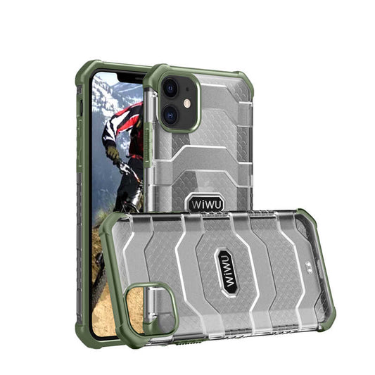 Apple iPhone 12 Mini Kılıf Wiwu Voyager Kapak Yeşil