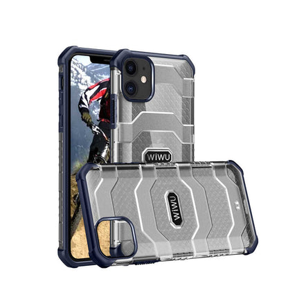 Apple iPhone 12 Mini Kılıf Wiwu Voyager Kapak Mavi