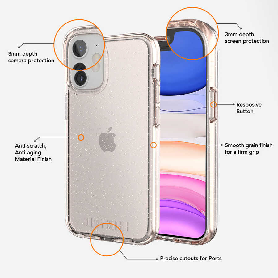 Apple iPhone 12 Mini UR Vogue Kapak Siyah