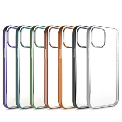 Apple iPhone 12 Pro Benks Magic Glitz Ultra-Thin Transparent Protective Soft Kapak Mor