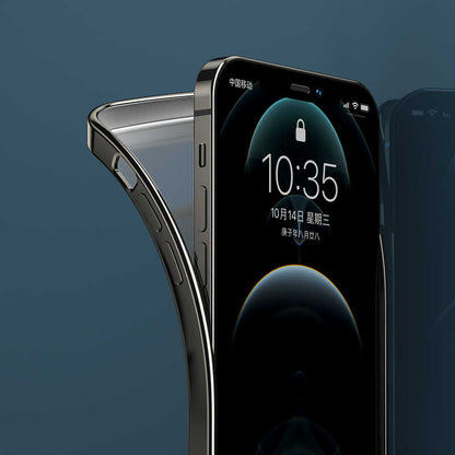 Apple iPhone 12 Pro Benks Matte Electroplated TPU Kapak Gümüş