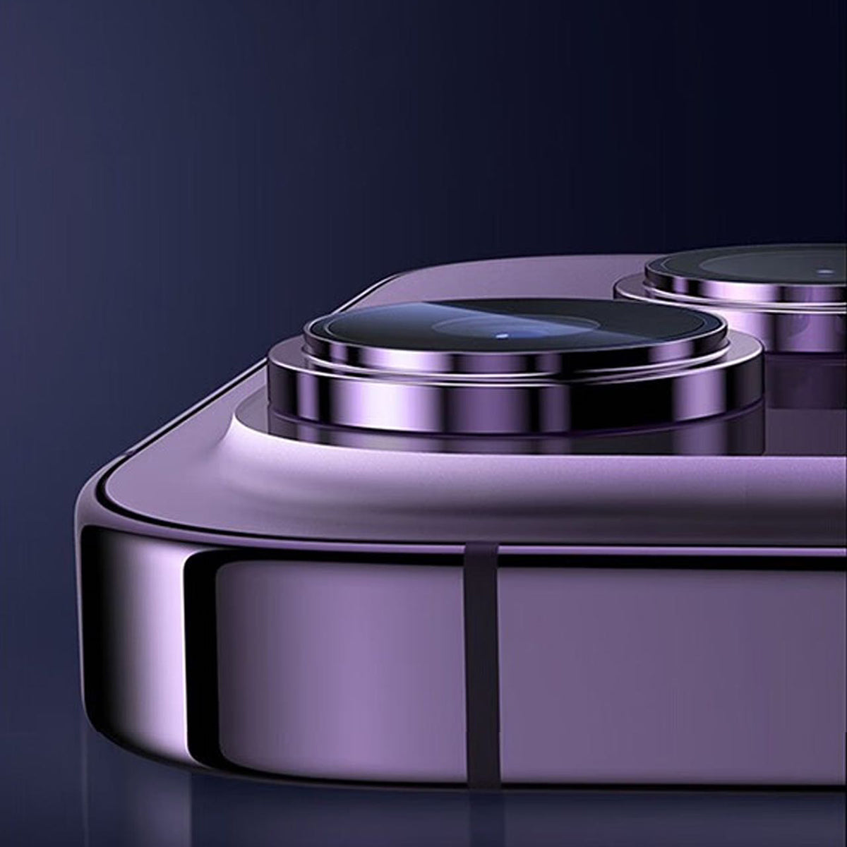 Apple iPhone 12 Pro Go Des CL-10 Kamera Lens Koruyucu Lacivert