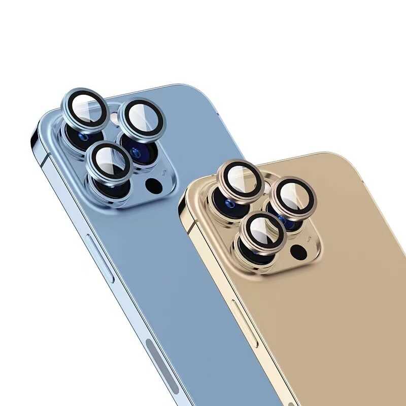 Apple iPhone 12 Pro Go Des Eagle Kamera Lens Koruyucu Gold