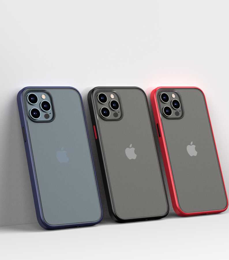 Apple iPhone 12 Pro Kılıf Benks Magic Smooth Drop Resistance Kapak Lacivert