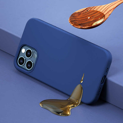 Apple iPhone 12 Pro Kılıf Benks M-safe Magnetic Original Apple MFI Certified Silikon Kapak Mavi