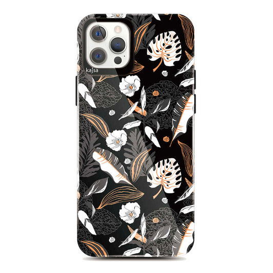 Apple iPhone 12 Pro Kılıf Kajsa Botanic Kapak NO2
