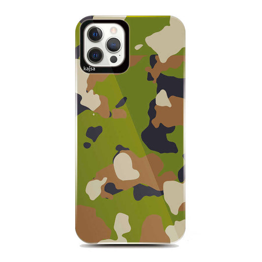 Apple iPhone 12 Pro Kılıf Kajsa Camo Kapak NO2
